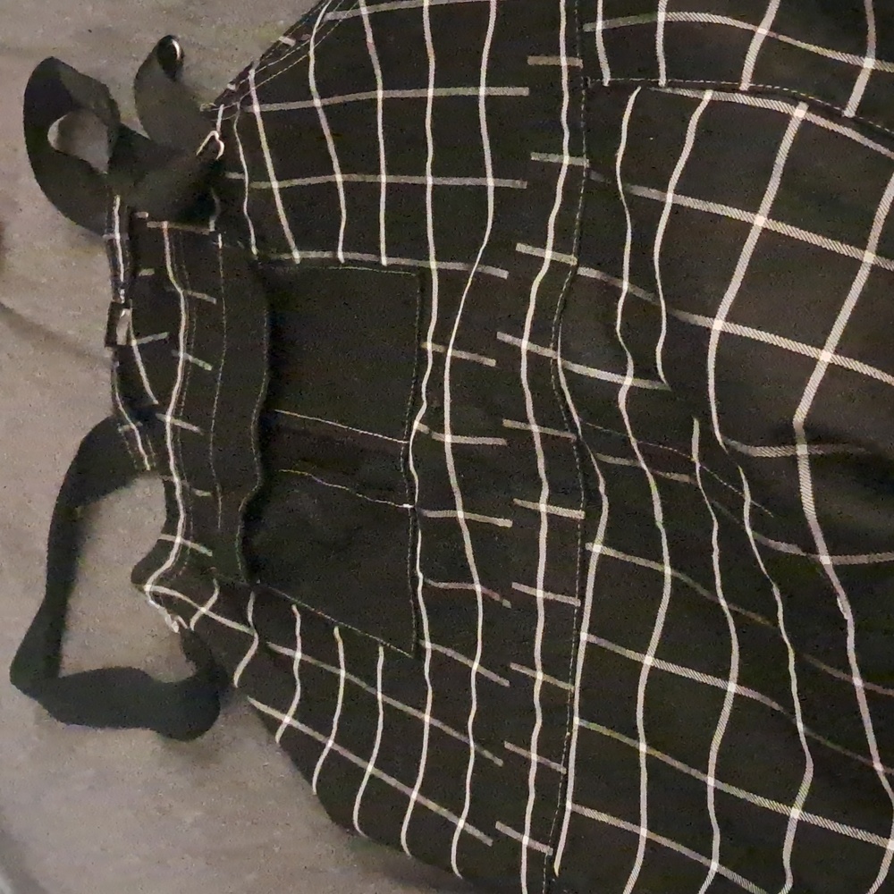 Hot topic short-all grid print